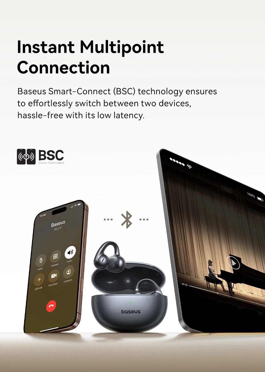 Baseus MC1 Pro Open-Ear TWS Earbuds