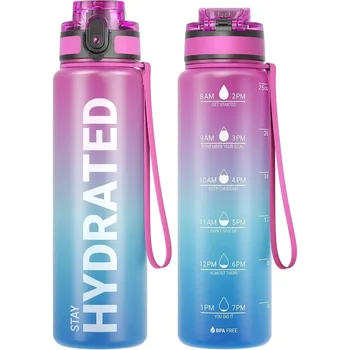 Motivational 32oz Water Bottle 1