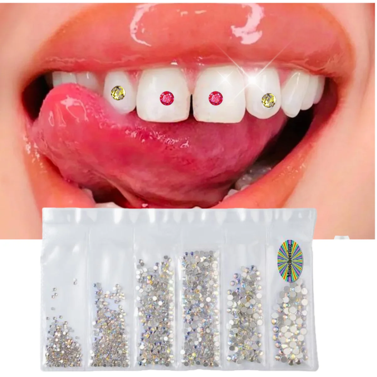 약 1500개/봉지 DIY 장 라인스톤 보석 키트 1.5mm에서 3.8mm 다이아몬드 다기능 다이아몬드 보석 컬러풀 스톤