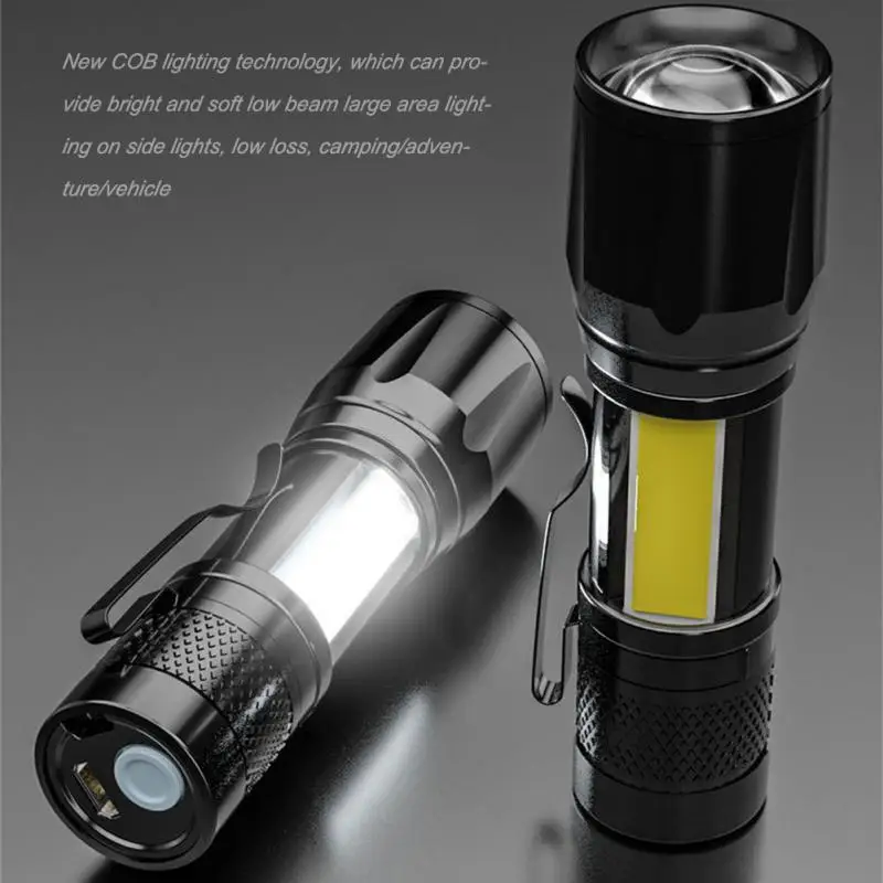 BuiltInBatteryPenlightZoomFocusAdjustableTorchLampLantern
