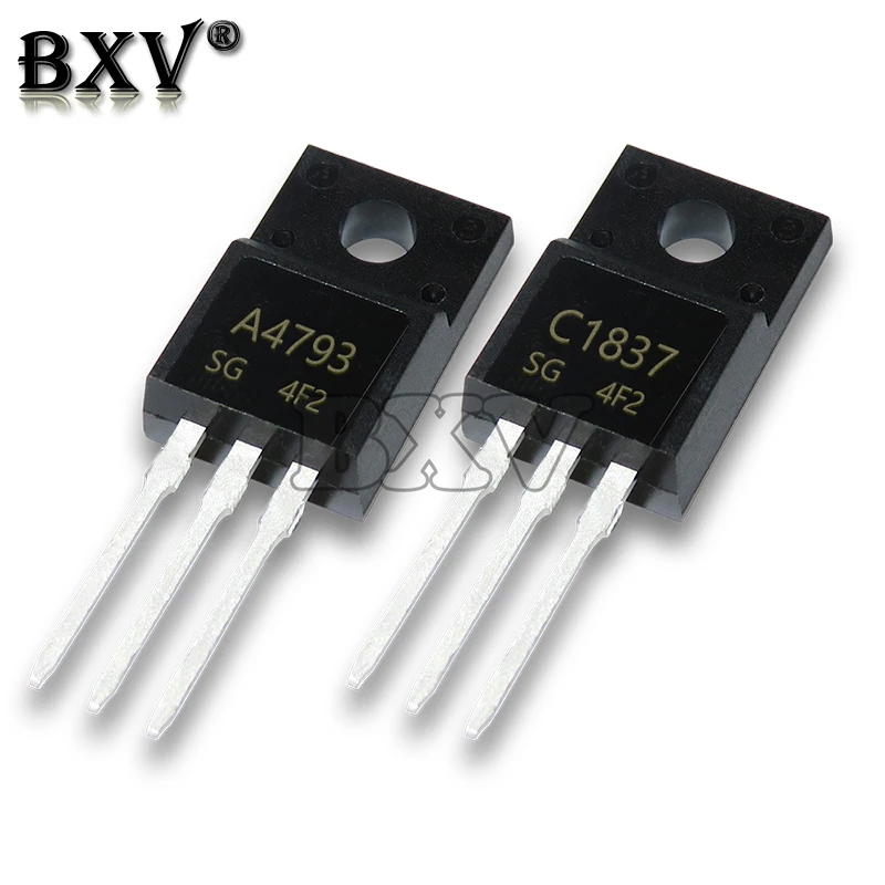 20pcs 2sc4793 2sa1837 C4793 A1837 230v 1a To220f Each 10pcs New ...