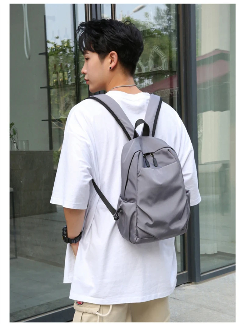 Sport Mini Men's Backpack Fashion Small Black Travel Rucksack Shoulder School Bag Canvas Designer Sports Backpacks Mochila Bags