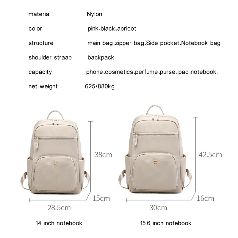 YFZ  Multi- Pockets Fashion Backpack, Anti-theft Water Resistance Lightweight Diaper Bag Backpack for Casual Daypack Outdoor