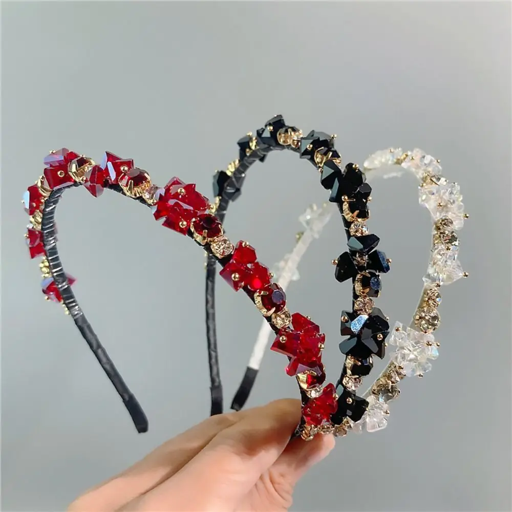 

Banquet Shiny Rhinestone Elegant Headband Hair Band Hair Hoop Hair Accessories