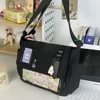 Y2K Harajuku Itabag – Transparent Crossbody School Bag for Girls | DIY Anime Badge Display 4