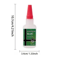 Adhésif pour tiroir de réfrigérateur, mastic fort à séchage rapide pour fissures, ruptures, Anti, Application facile, liaison Durable, résistant au congélateur 2