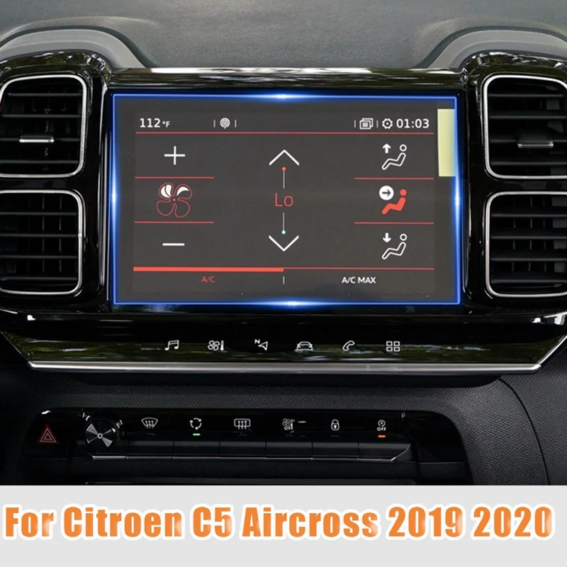 

Пленка из закаленного стекла для Citroen C5 Aircross 2019 2020, протектор сенсорного экрана для автомобильного радио, DVD, GPS-навигатора, ЖК-дисплей