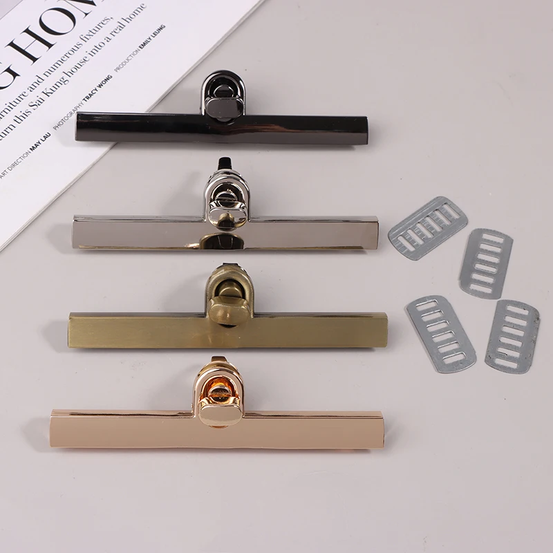 1Pcs Vintage Bag Metal Clasp Turn Locks For DIY Handbag Leather Craft Bag Purse Hardware Twist Button Elegant Bag Accessories