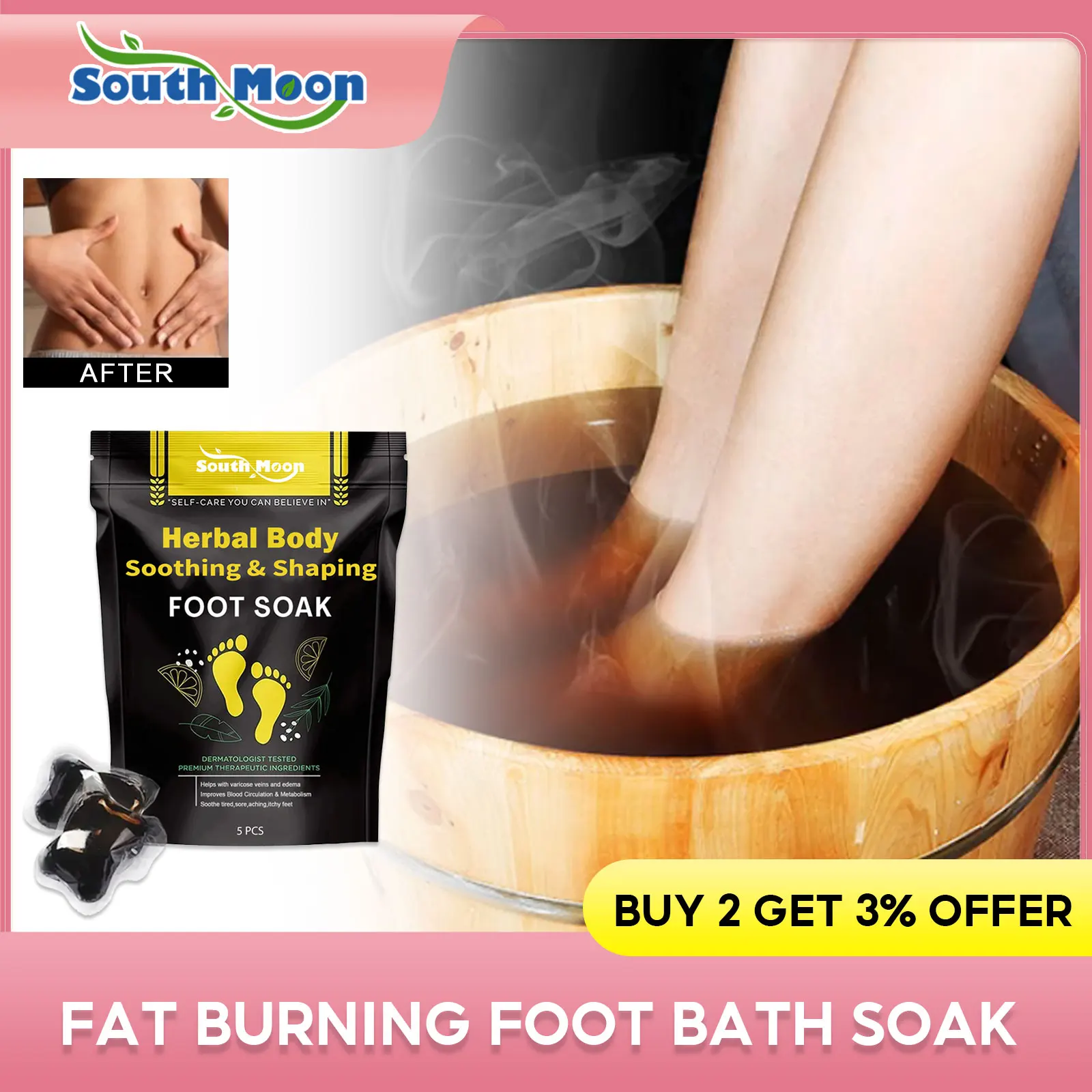 Detox Foot Bath Beads Lymphatic Drainage Remove Toxins Promote Blood Circulation Dispel Dampness Reduce Edema Relaxing Foot Soak