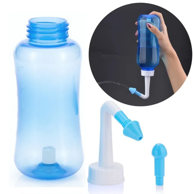 300ML Baby Nasal Irrigator Nasal Rinse Bottle Nose Wash Cleaner