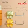 1/2/3PCS Wall Mounted Shoe Rack Foldable Shoes Hanger Slippers Drain Storage Rack Shelf Shoe Hanging Holder Bathroom Organizer 1