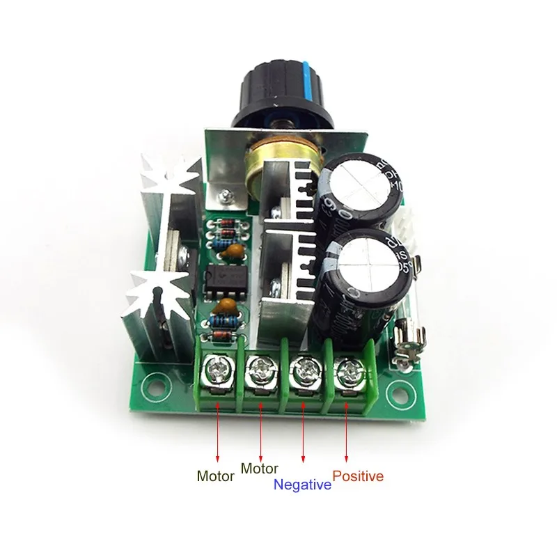 DC 12V 24V 30V 40V 13KHZ 자동 PWM DC 모터 조절기 레귤레이터 거버너 속도 컨트롤러 스위치 10A 50V 1000uF