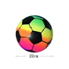 9In Rainbow Ball Indoor and Outdoor Racket Ball Inflatable Leather Ball Flower Colored Ball Squirt Toy Water Amusement Balls Fun 3