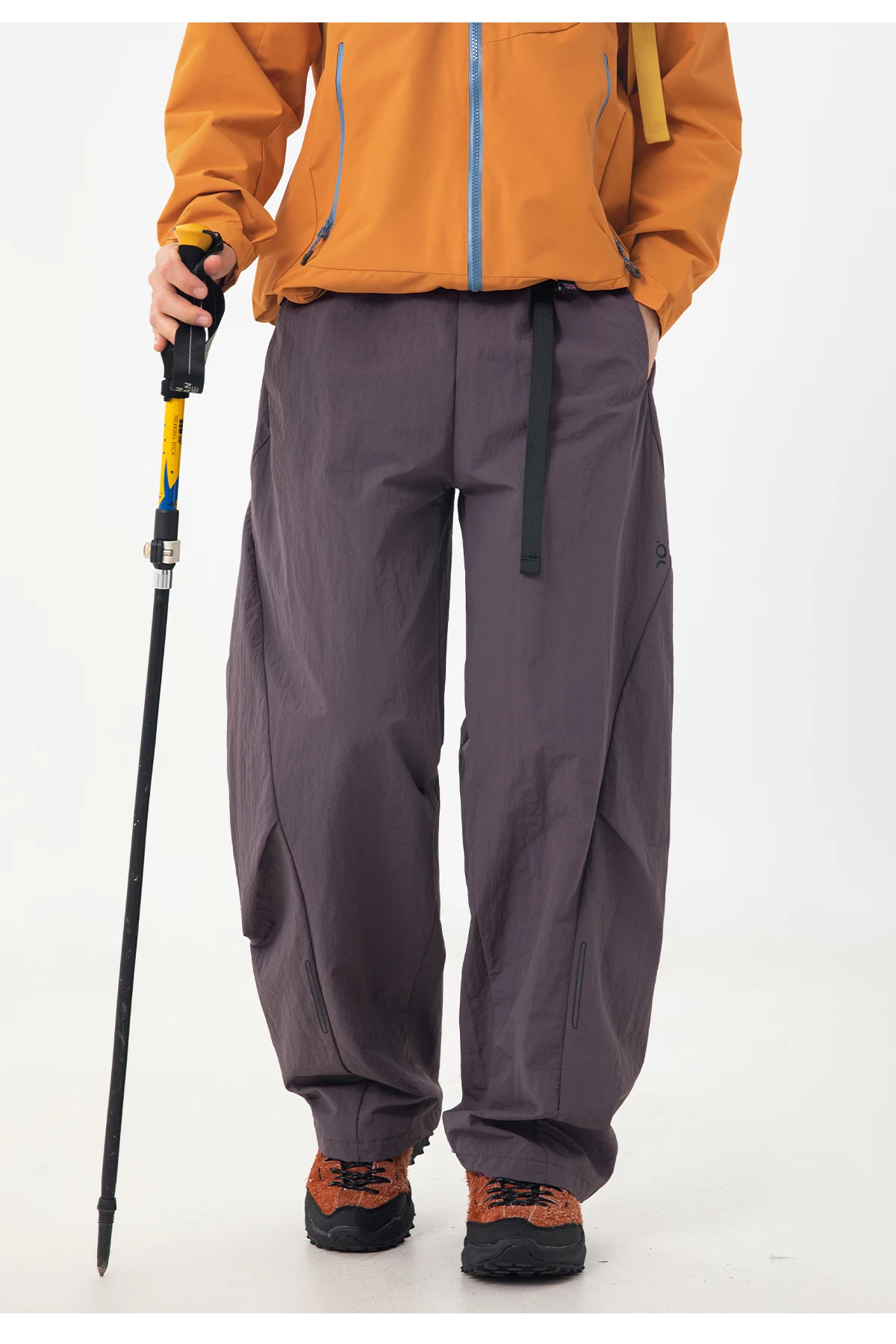 Technische Cargohose für Herren 2026, wasserabweisende Arbeitskleidung, J-Cut-Fallschirm-Design, plissierte Panel-Aktivhose, lockere Passform – Detail 13