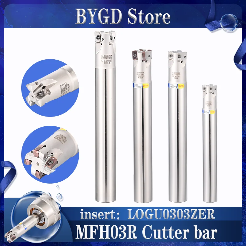 BYGD MFH MFH03R C15 C16 C19 C20 C24 C25 C32 120L 150L 200L doppelseitige Hochleistungs-Schneidstange, eingesetzter LOGU LOGU0303ZER