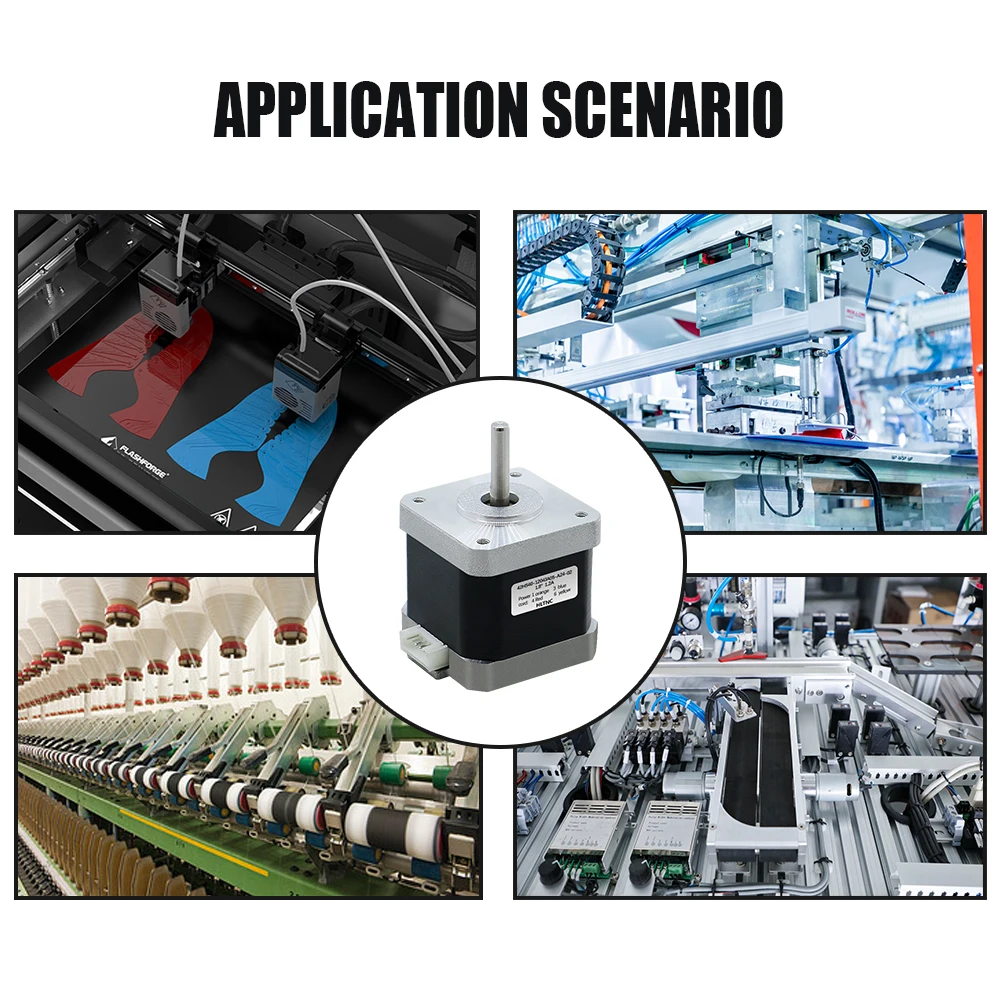 Stepper Motor 3D Printer Nema 17 0.24N.m 42HS34mm 36ozin 2.4kg.cm Single Axis 5mm Current 0.95A For CNC Router