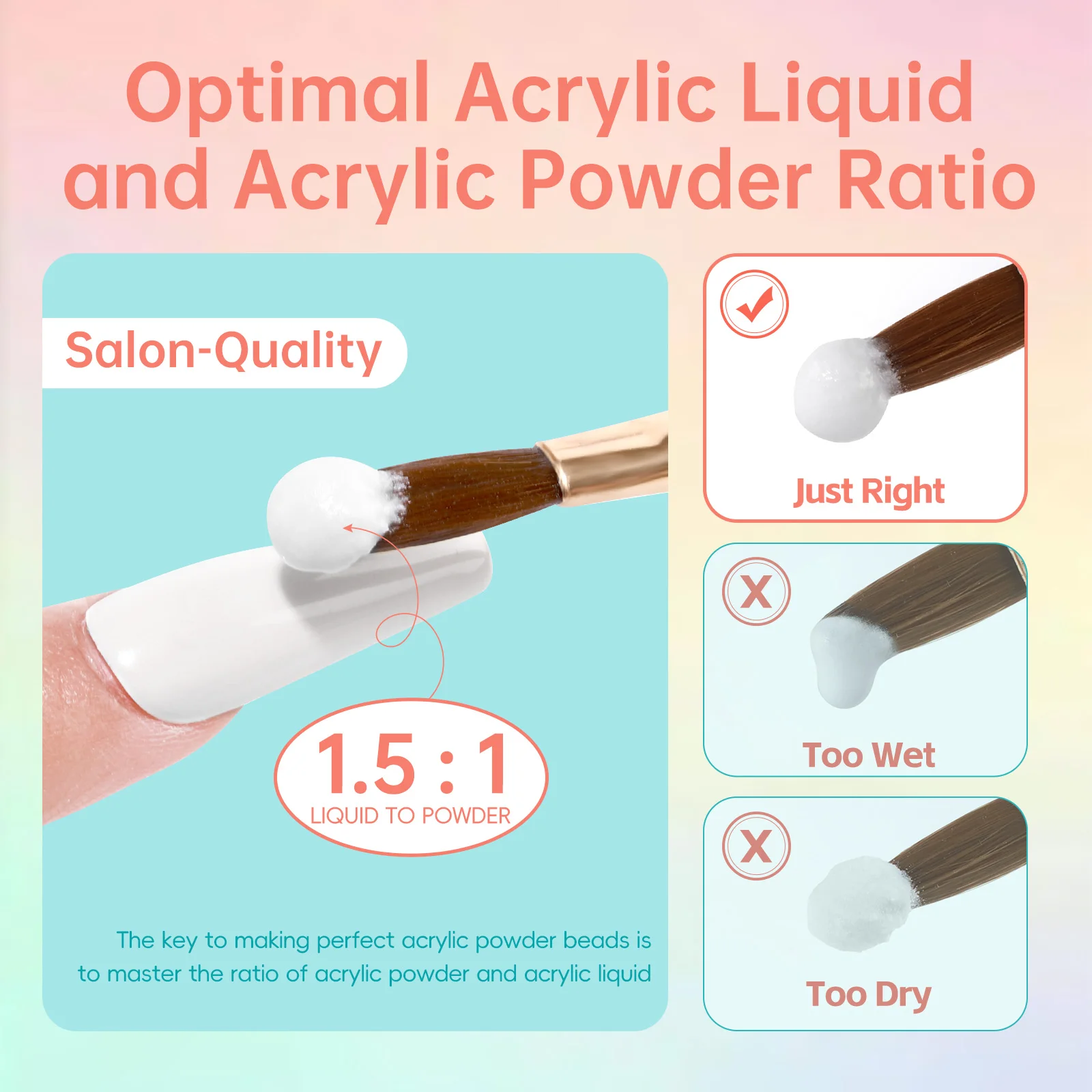 Nail Acrylic Liquid COSCELIA Monomer Acrylic Nail Liquid 30ML/60ML EMA Acrylic Liquid Fast Dry Crystal Nail Art Extension
