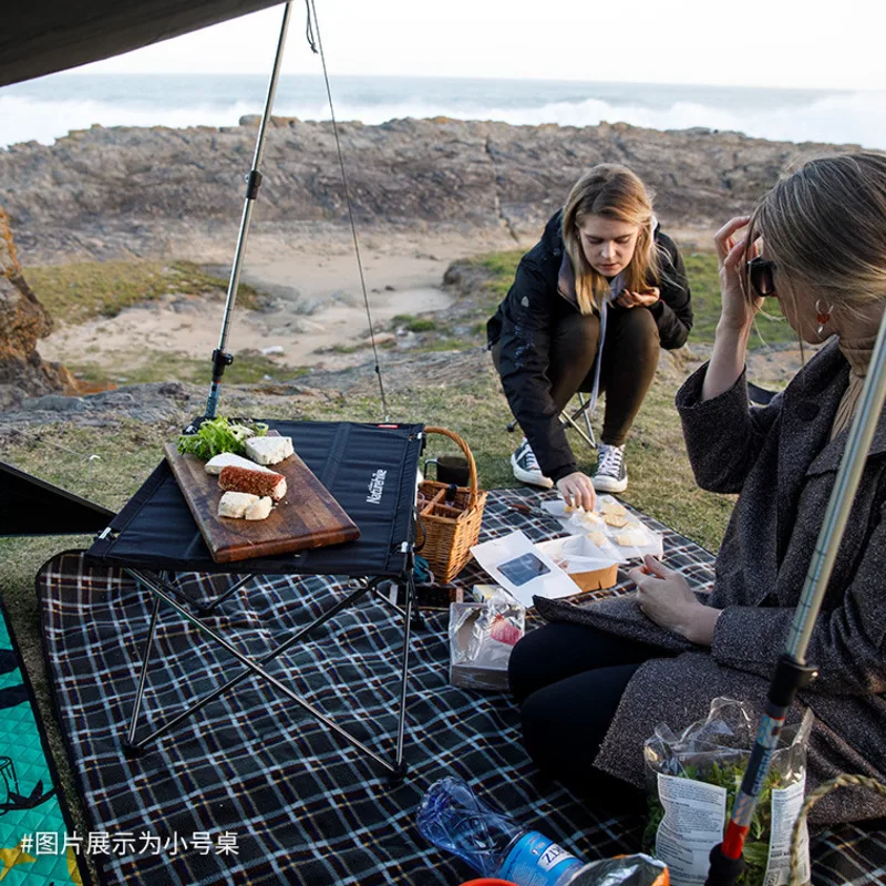 Tavolo Da Campeggio Pieghevole Naturehike - Leggero 1kg, Portata 50kg, Lega Alluminio - Foto 9