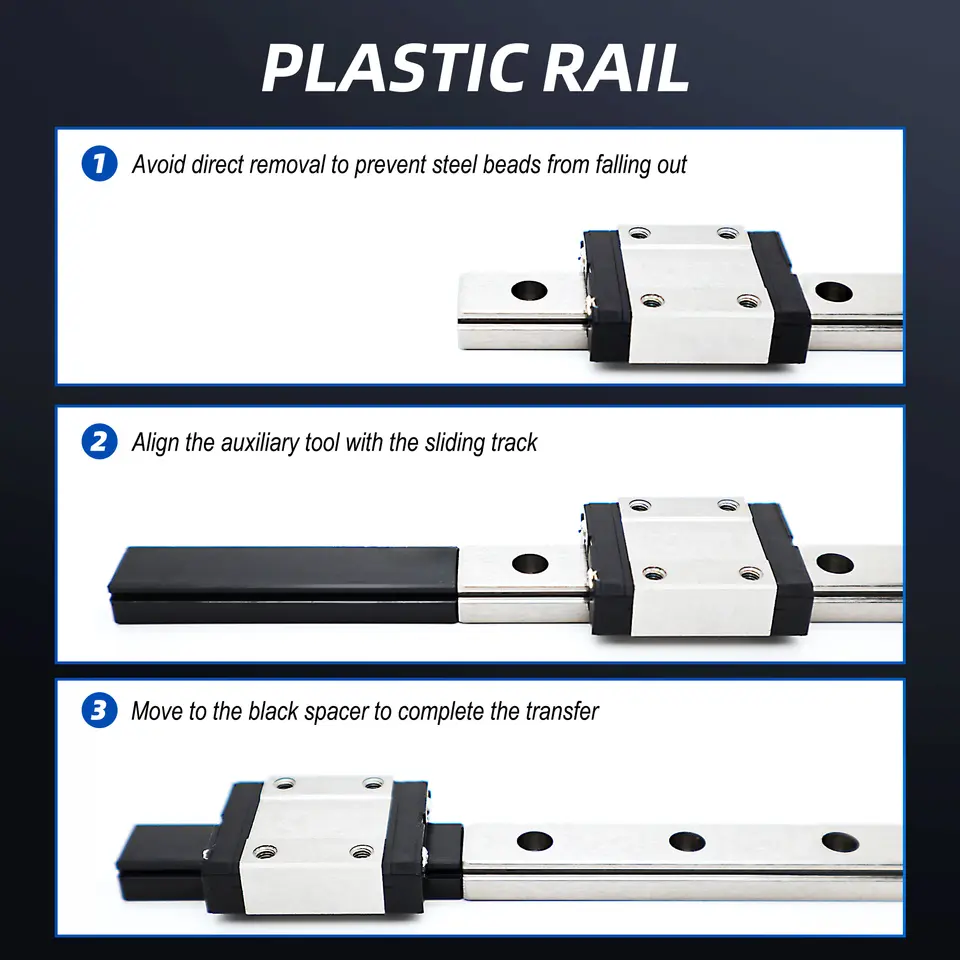 MGN Miniature Linear Rail with 2 Blocks – MGN7/MGN9/MGN12/MGN15 – C Type & H Type – 100mm to 800mm Slide Track for Automation image 5