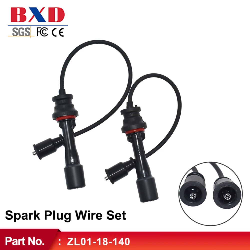

Spark Plug Wire Set ZL01-18-140 ZL01-18-140A For 1999-2003 Mazda Protege 1.6L-L4