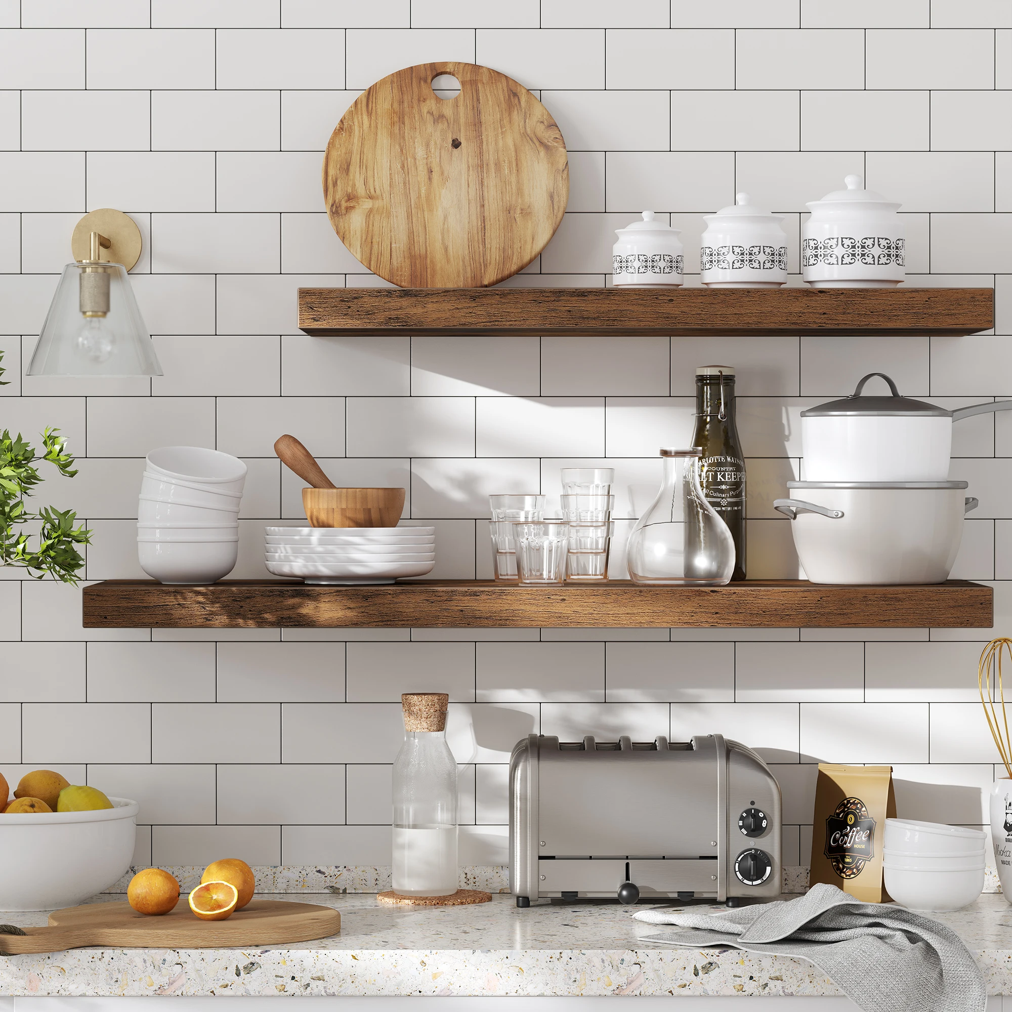 VASAGLE Wandboard 80 cm Holzoptik Vintage: Real-World Use, Setup, and ...