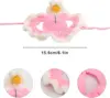 Gorro tejido para gato con diseño de flor: Accesorio Crochet Emoape