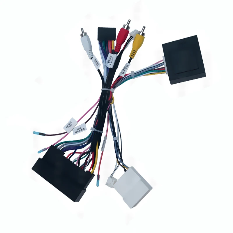 

16-Pin Car Head Unit Harness Power Adapter Cable With Canbus For Kia Sorento K3 Cerato Sportage/Hyundai IX45 Elantra Santa Fe
