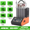 ANCEL ANJ400 GDI Injector Cleaner & Tester 4 Cylinders Original Car Fuel Injector Tester Cleaning machine Motorcycle Fuel Inject 1