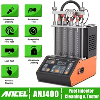 ANCEL ANJ400 GDI Injector Cleaner & Tester 4 Cylinders Original Car Fuel Injector Tester Cleaning machine Motorcycle Fuel Inject 1