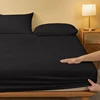 1 piece of solid color matte bed sheet, solid color bed cover for bedroom, bedding (excluding pillowcases) 3
