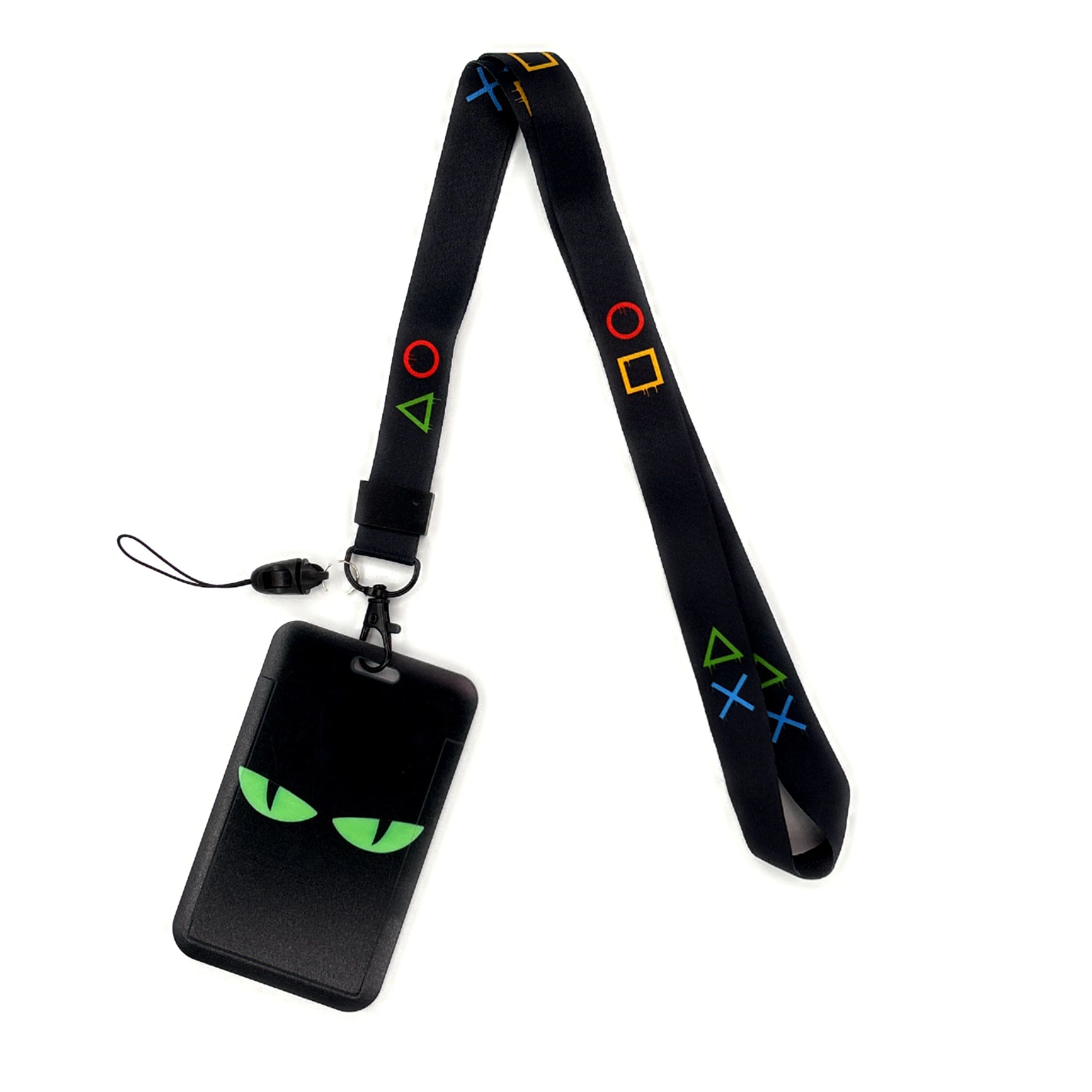 Versatile Card Holder Lanyard with Protective ID Badge and Credit Card Case