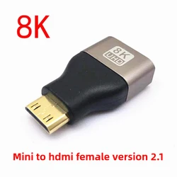 Universal HDMI Adapter - Mini/Micro to HDMI, 8K 60Hz & 4K 144Hz Converter for High - Definition Displays (Mini)