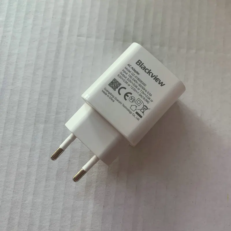 Blackview Adattatore Di Ricarica Rapida 18W Con Cavo USB Type-C Per BV9000 Pro E BV6800 Pro