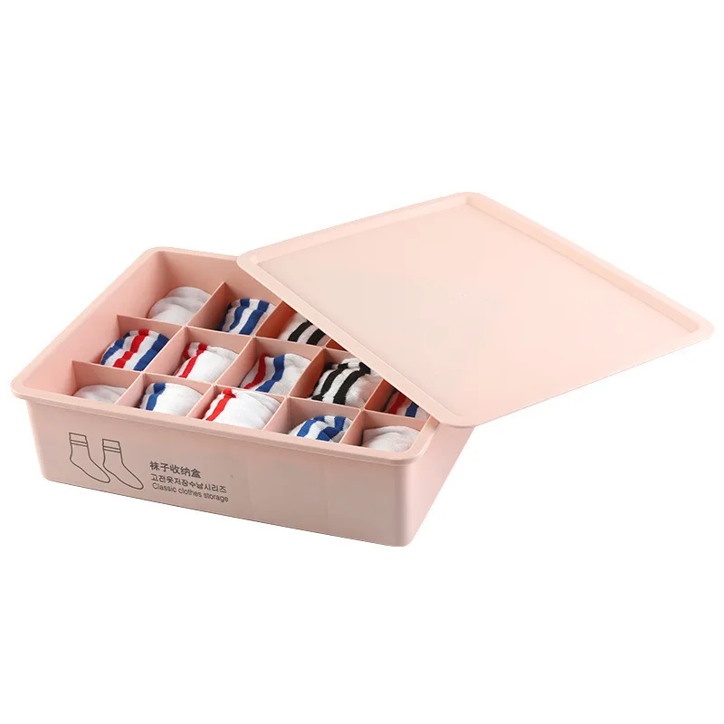 Plastic Underwear Storage Box Wardrobe Socks And Bra Organizer Cabinet - Compact Home Closet Solution for Undergarments