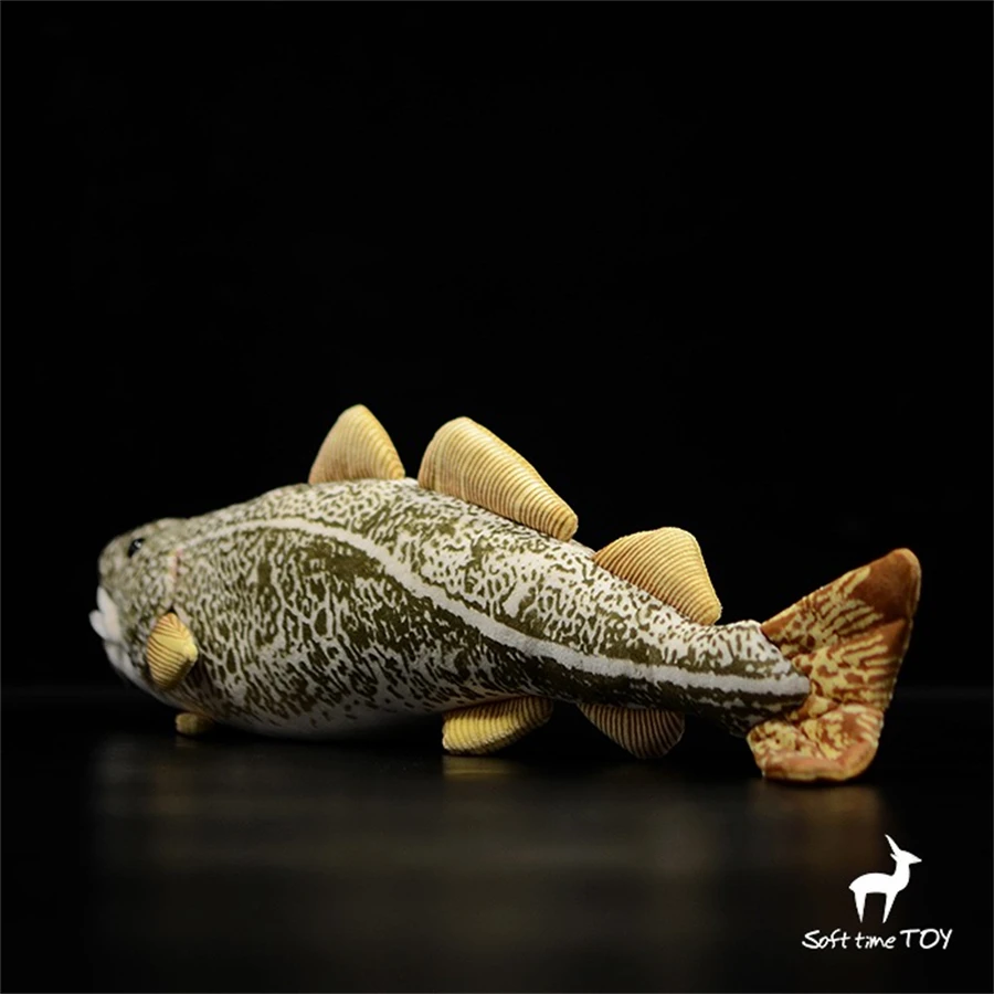 Gadus Morhua High Fidelity Anime Cute Plushie Atlantic Cod Fish Plush Toys Lifelike Animals Simulation Stuffed Doll Kawai Toy 3