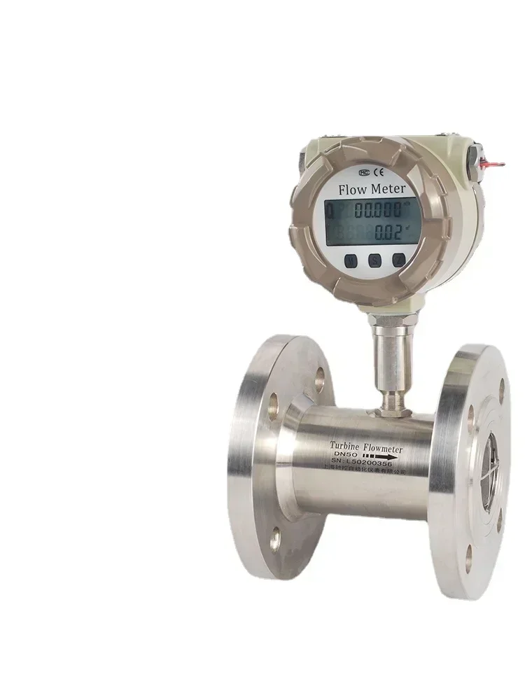 

Intelligent Turbine Flow Meter Liquid Water Methanol Alcohol Gasoline Diesel DN4/6/10/15/20/25/40/50