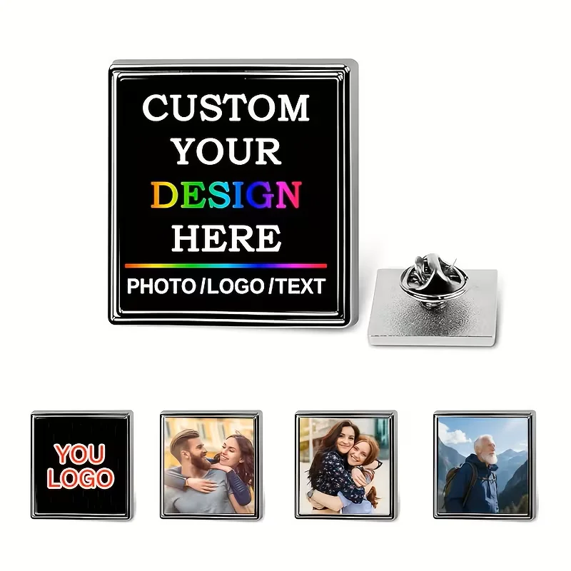 Personalized Photo and Text Badges - Ideal for Corporate Gifts or Wedding Souvenirs