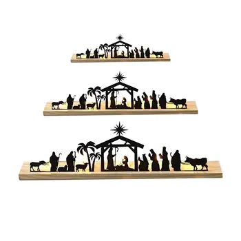 Metal Nativity Scene Set 1