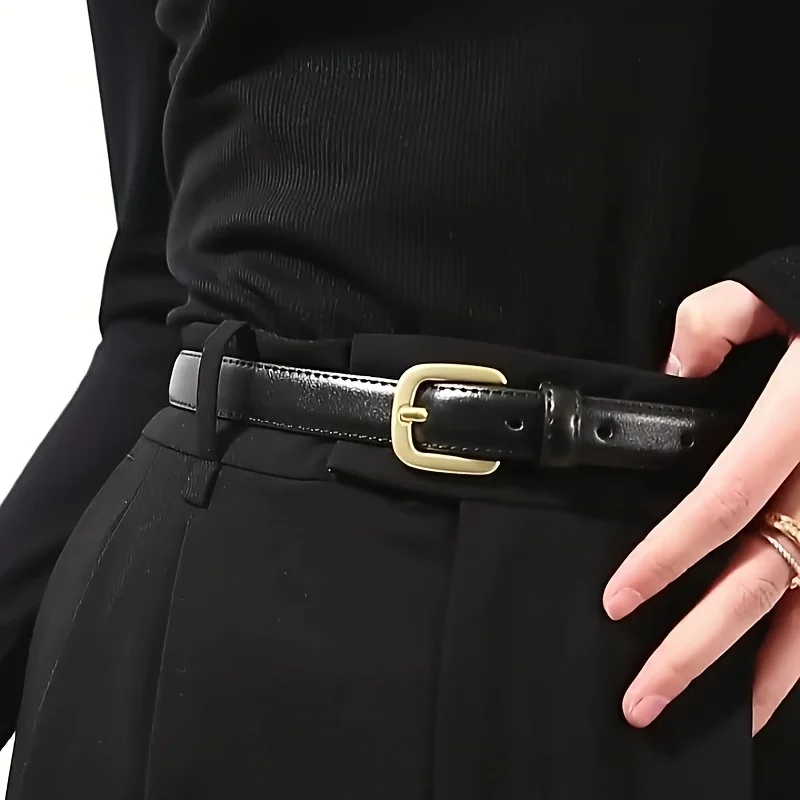 Casual Fashion Belt 2-Pack - High-End Needle Buckle Double Loop for Daily Wear