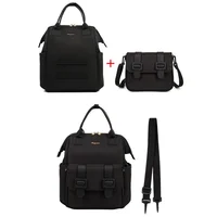 Lequeen Fashion Mummy Maternity Nappy Bag Large Capacity Nappy Bag Travel Backpack Nursing Bag for Baby Care Women's Fashion Bag 1