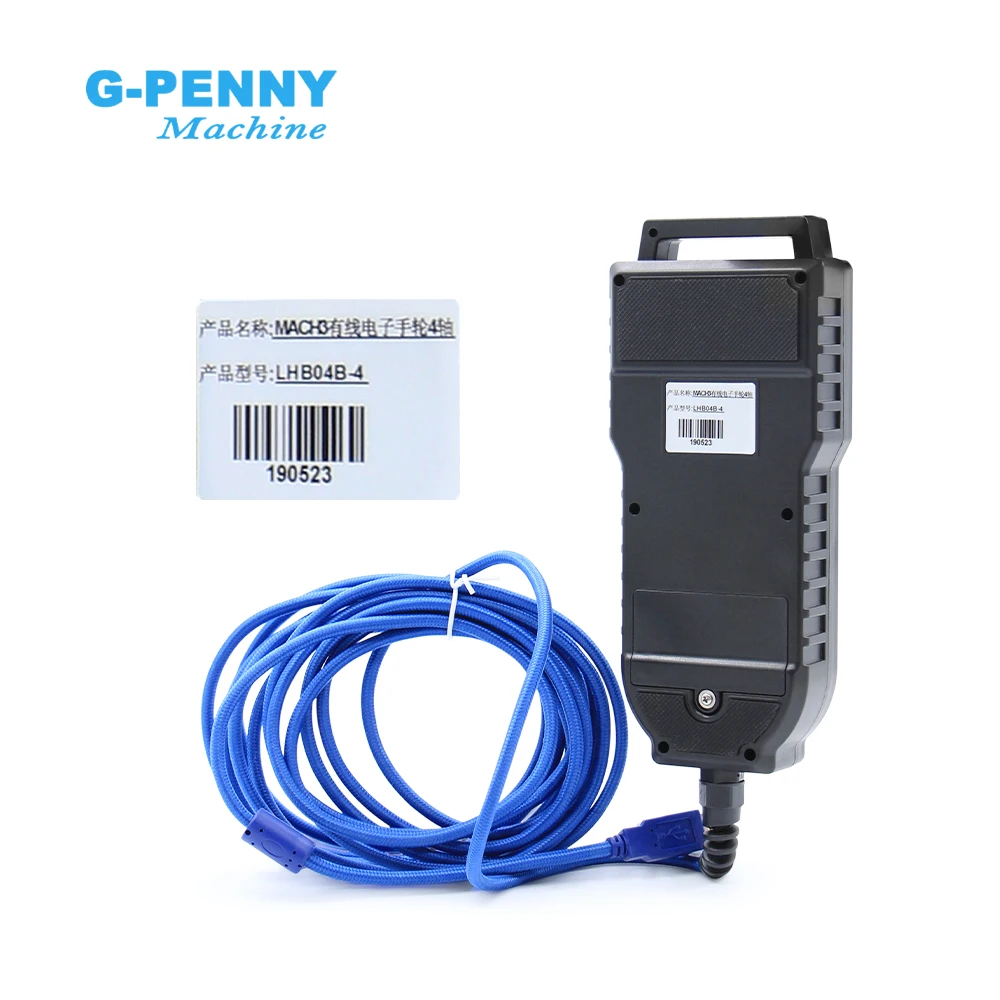 Cnc handwheel XHC 4 Axis / 6 Axis MACH3 USB CNC Handwheel MPG Manual USB wire cable 5 meters for lathe and turning center CNC Engrave machine