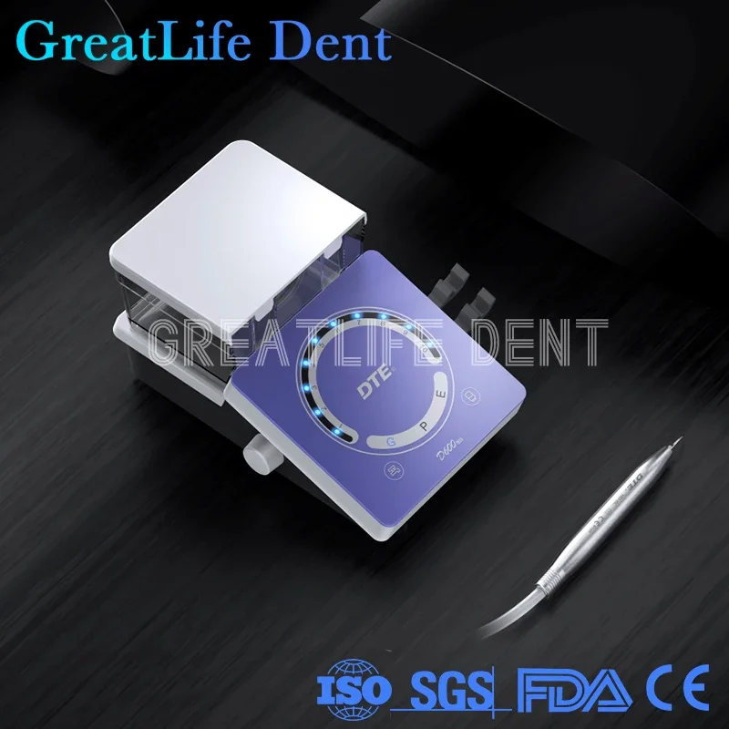 

GreatLife поставщик отбеливания зубов вмятин дятлов DTE D600 портативный стоматологический ультразвуковой скалер со светодиодной подсветкой