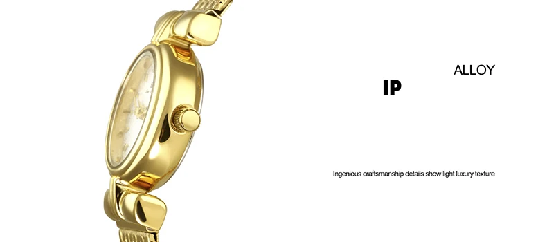 Reloj mujer elegante de pulsera con movimiento de cuarzo lujo_voghion.com
