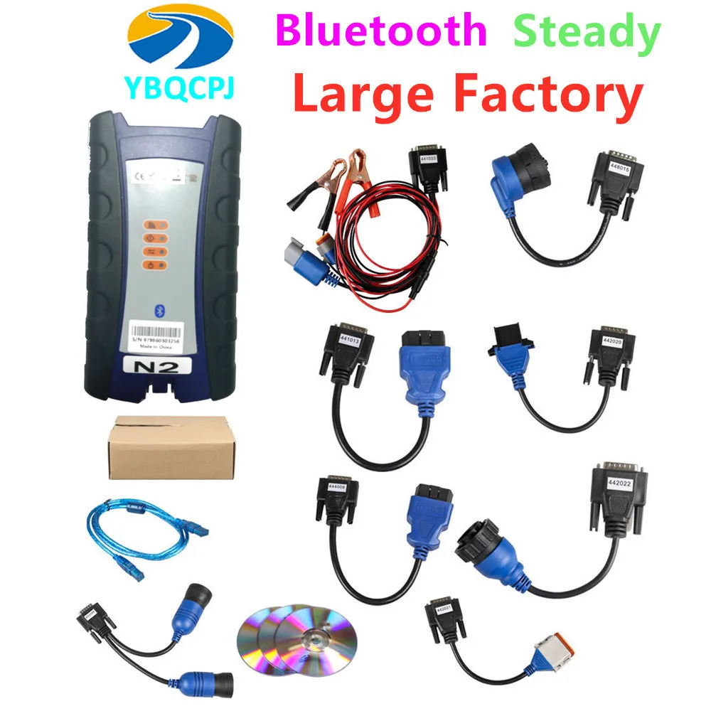 Large Factory Usb N2 N1 125032 Link Bluetooth Truck Per Volvo Isuzu Usb Link Diagnostic Heavy Duty Cummins Hino