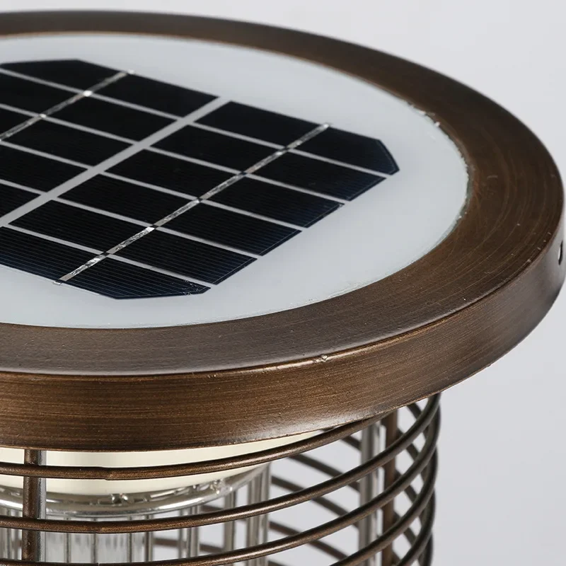 BUNNY Outdoor Solar Mosquito Killer Lamp LED Modern Brown Professional Insect Kill Lawn Light for Garden Courtyard Waterproof