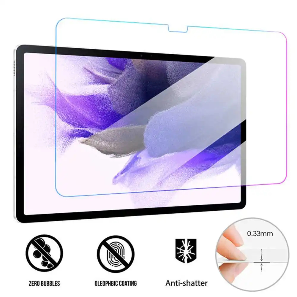 tablet cover 11D Tempered Film Glass For Samsung Galaxy Tab S7 Plus FE Screen Protector pillow tablet holder