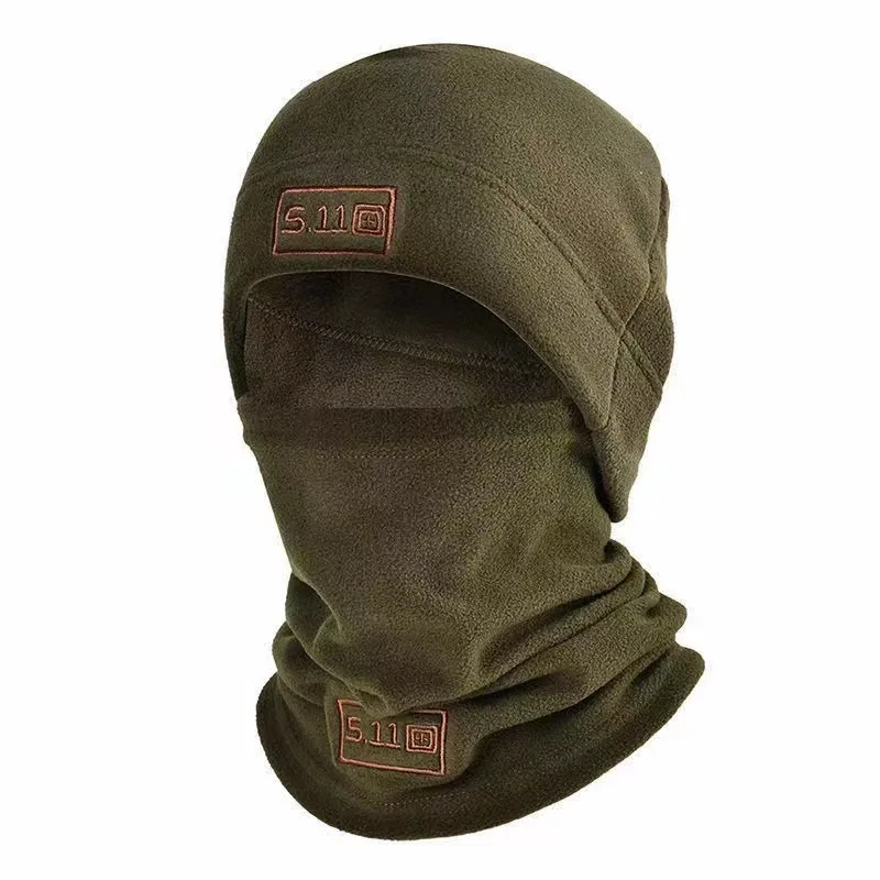 Balaclavas Winter Anti cold Hat Polar Fleece Thicken Warmth Cap For Men Women Headgear Cycling Windproof Hat&Scarf Warm Muffler
