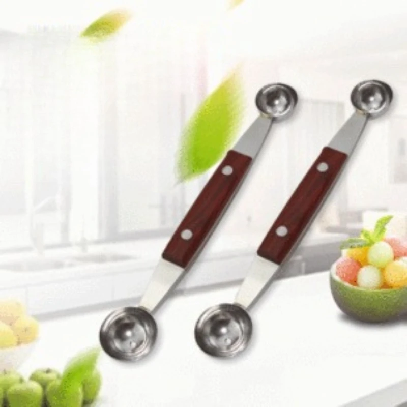 모던 스테인리스 스틸 과일 볼러 304 식품 등급 스쿱 주방 바텐딩 과일 조각용