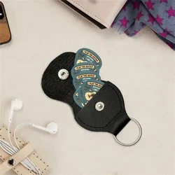 6-Pack Original Sound Guitar Picks with Keychain Holster, Gift - 0.71mm (I play the guiter)