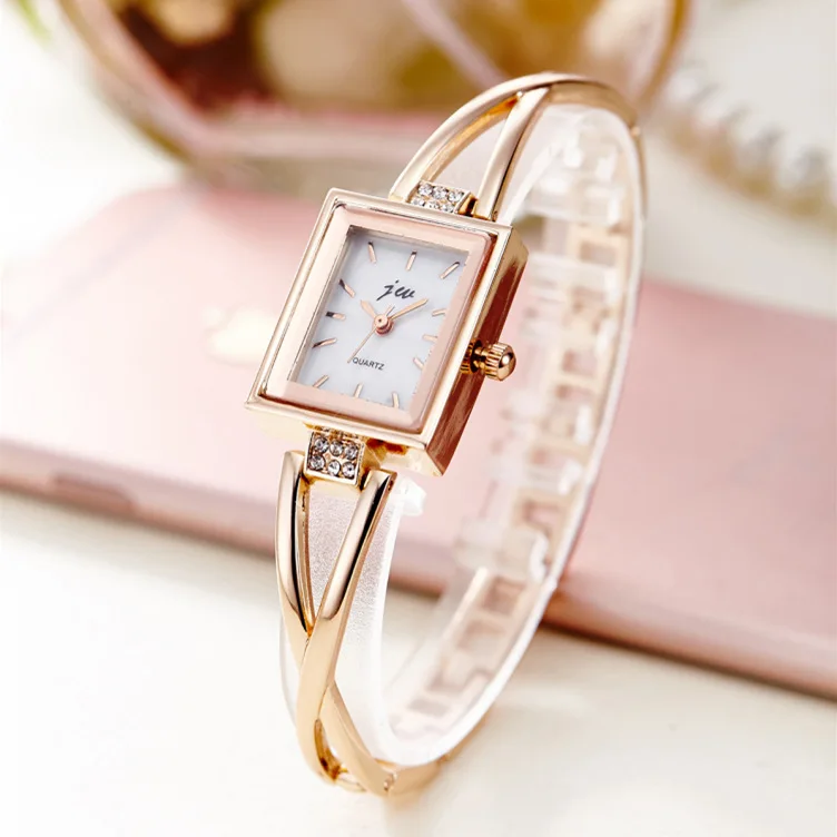 

Women Watches Fashion Square Ladies Quartz Watch Bracelet Dial Simple Rose Gold Luxury Reloj Mujer Relogios Bayan Kol Saat